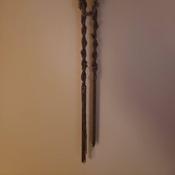 Silver, wrap/rope necklace - Picture 2 of 2